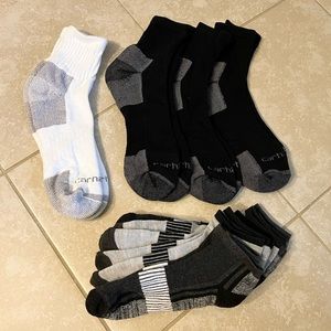 Mens socks lot- Carhartt and Unknown brand